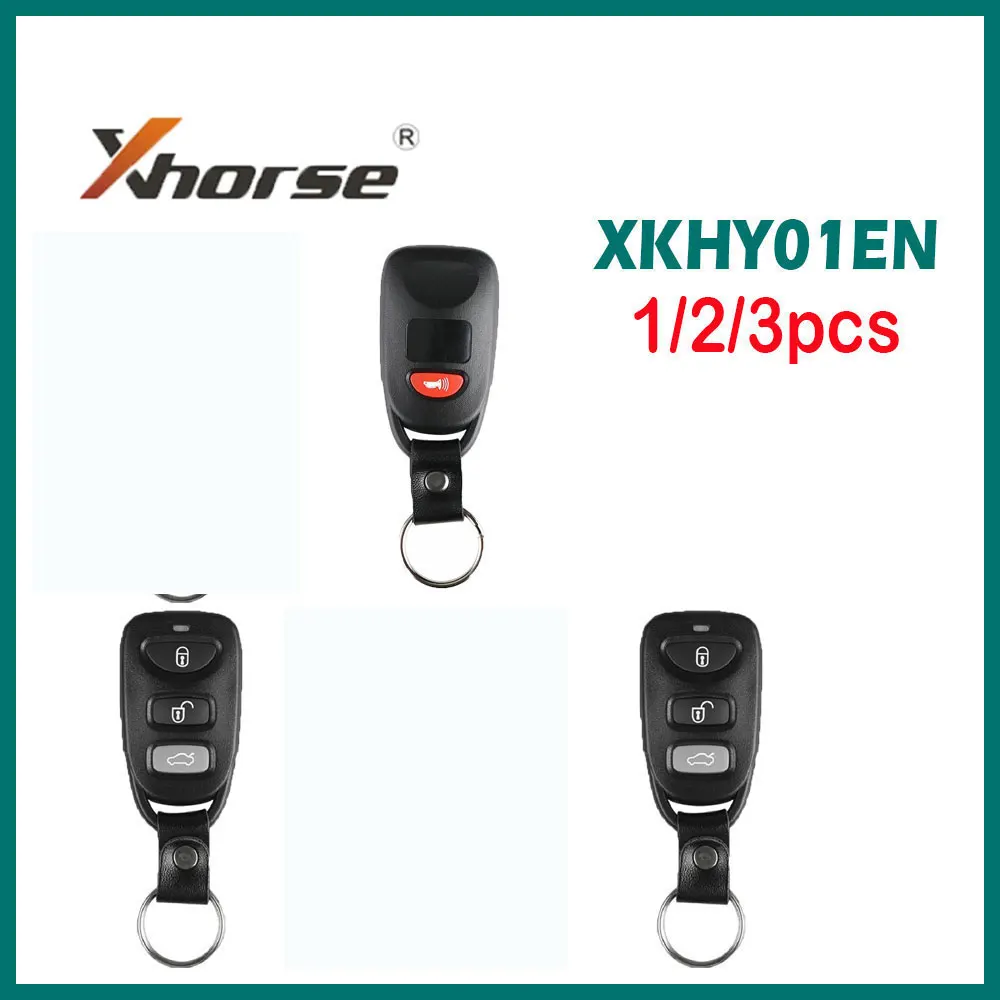 1/2/3шт Xhorse XKHY01EN Универсальный Проводной Дистанционный Ключ для Hyundai 3 + 1 Кнопки Автомобильный Дистанционный Ключ для VVDI Key Tool Английская Версия Изображение 0 