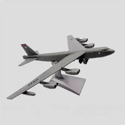 1: 200 американский стратегический бомбардировщик дальнего действия B-52, модель самолета B52, имитация сплава, готовые украшения, подарки Изображение 2 