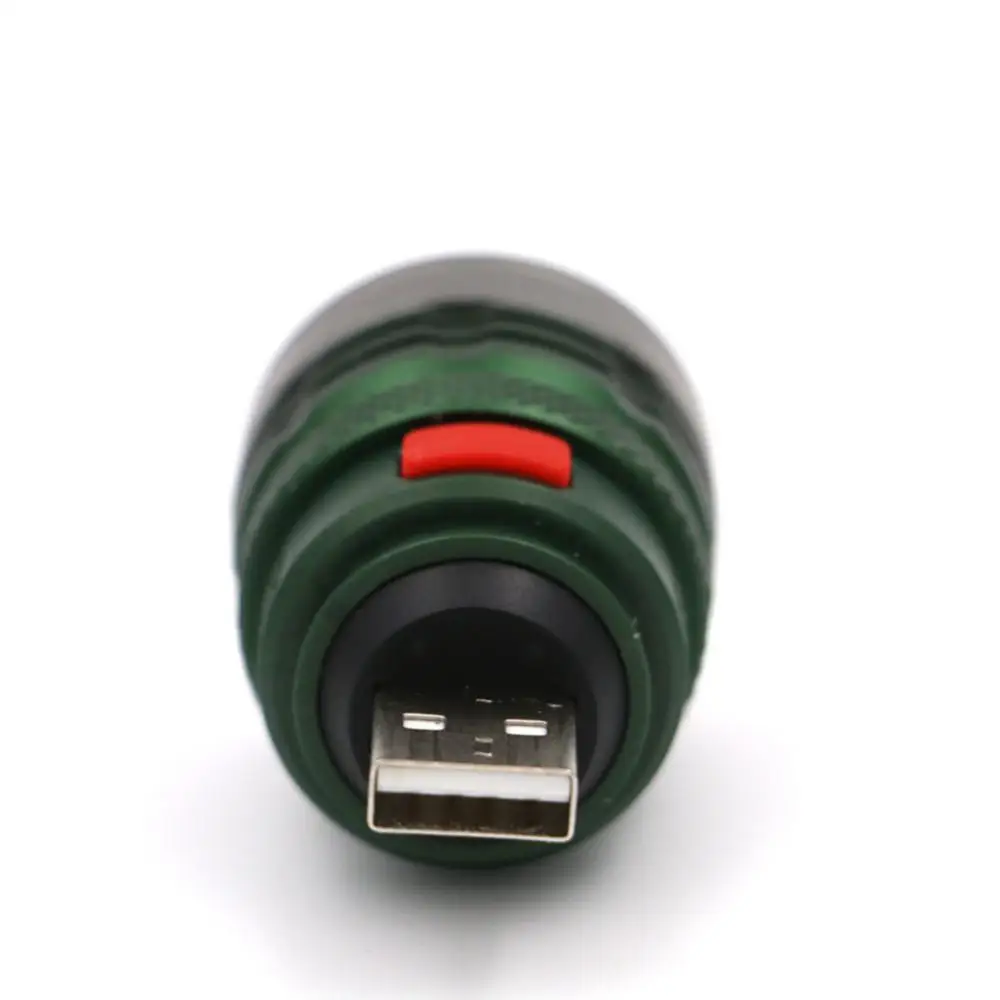 1 / 2ШТ Портативный USB-фонарик Ультраяркий Мини-масштабируемый 3 режима Лампа-вспышка Lanterna Ночник для чтения на открытом воздухе Кемпинг Изображение 4 