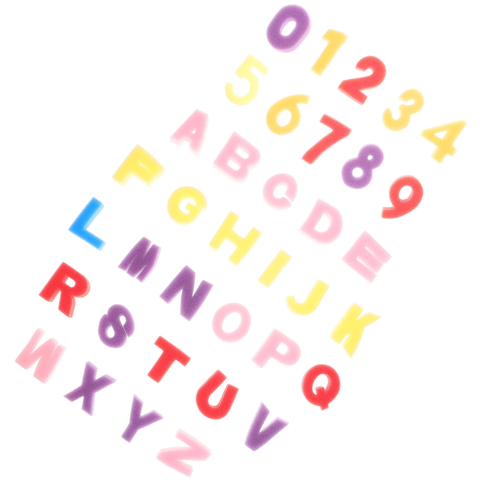 1 Комплект губки для стампинга букв A-Z, инструмент для тиснения граффити, губка для рисования 0-9 номеров (буквы + номер)