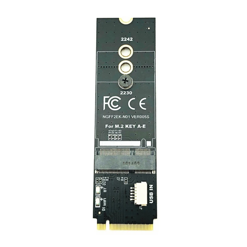 1 Комплект платы M.2 KEY-M To KEY A-E/E Riser Card PCB Для модуля беспроводной сетевой карты по протоколу M.2 NGFF PCIE Изображение 3 