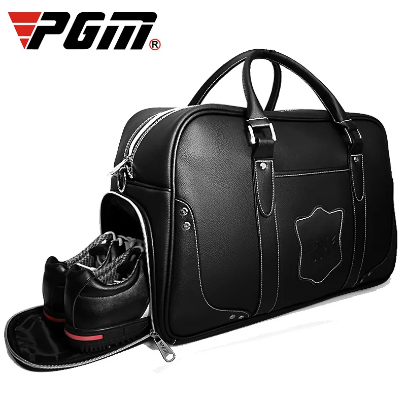 1 шт. Сумка для одежды для гольфа, портативная сумка Pgm Men's Motion, Встроенная сумка для обуви, Кожаные принадлежности для гольфа большой емкости Изображение 0 
