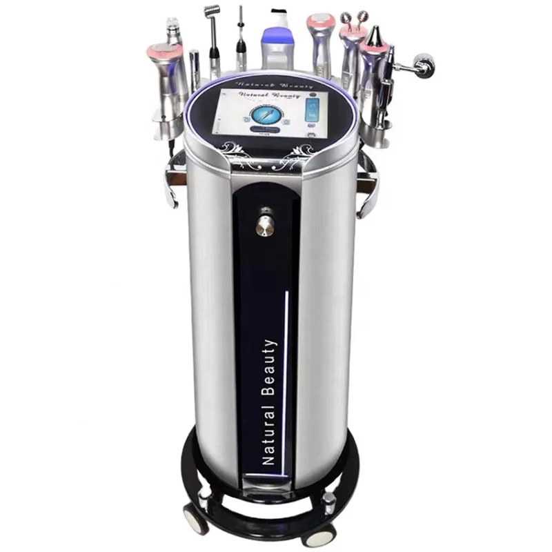 10 В 1 Hydra Dermabrasion RF Spray Ultrosonic Ion Facial Beauty Machine Aqua Peel Подтягивающее Кожу Оборудование для Глубокого Очищения
