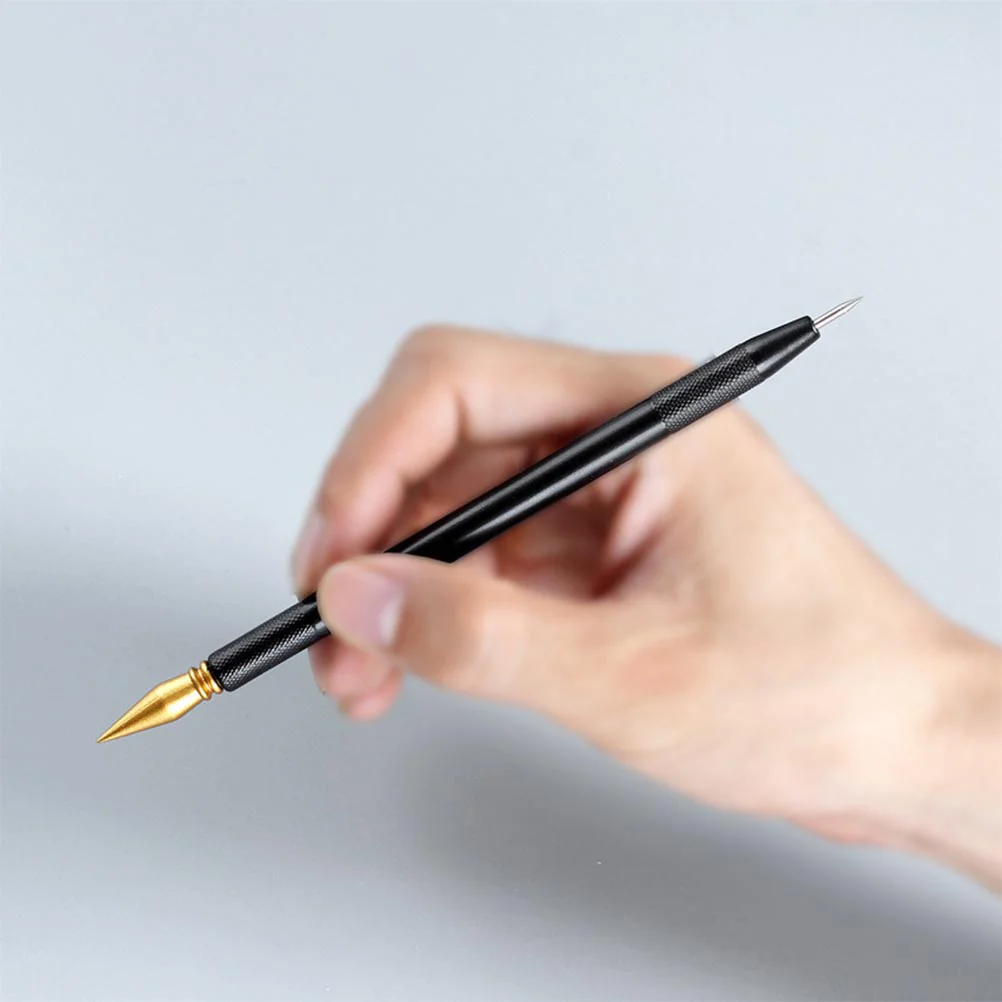 10 Шт Бумага для скретчинга Ручка Стилусы Краска для рисования Маслом двойного назначения Изображение 3 