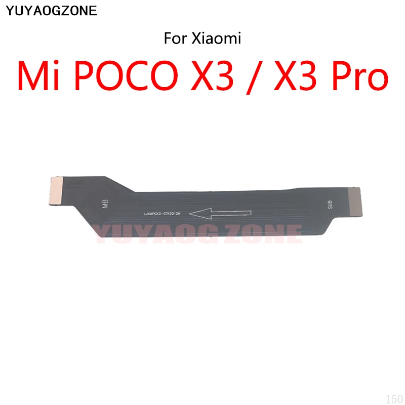 10 Шт./лот Для Xiaomi Mi POCO X3 Pocophone X3 Pro Материнская Плата ЖК-Дисплей Соединительный Кабель Основная Плата Гибкий Кабель