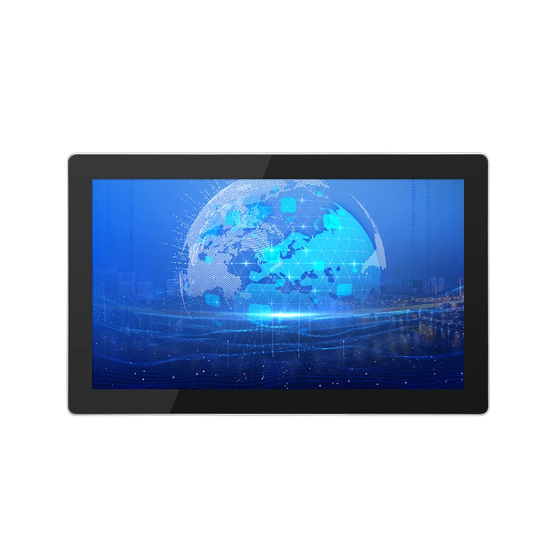 13,3-дюймовый емкостный ЖК-дисплей с сенсорным экраном, монитор с открытой рамкой, промышленная панель ПК 4G RAM 128 SSD Window 10 Pro