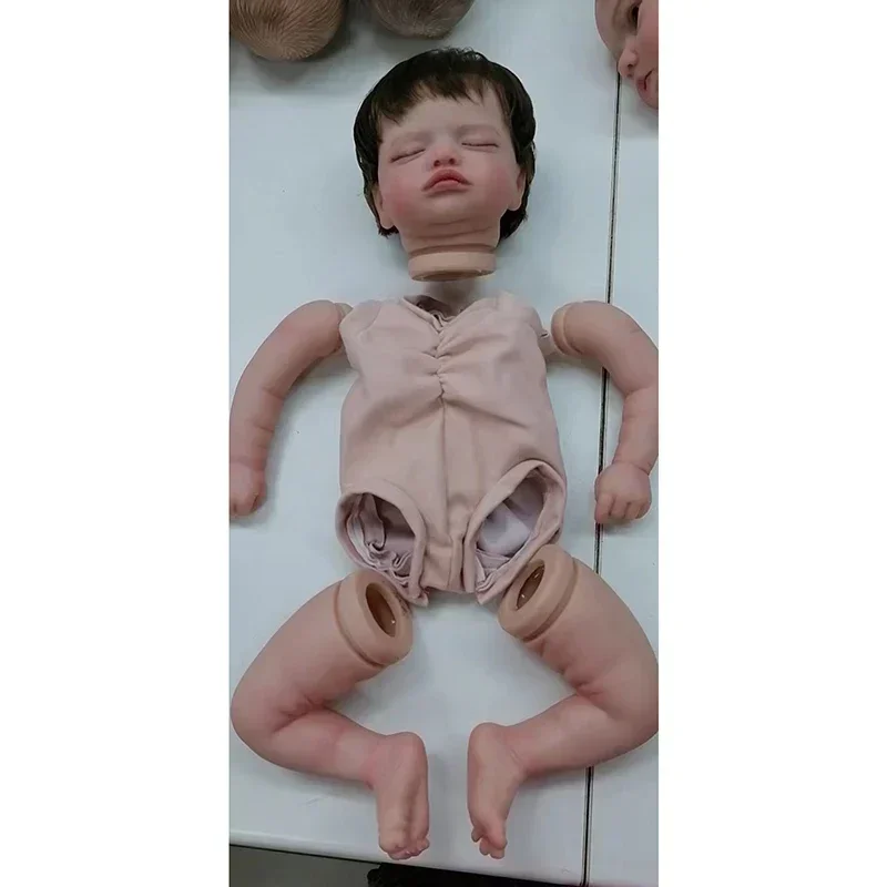 19-дюймовый комплект кукол-реборнов для новорожденных Rosalie Baby Реалистичные Мягкие на ощупь Уже Раскрашенные Незаконченные детали куклы