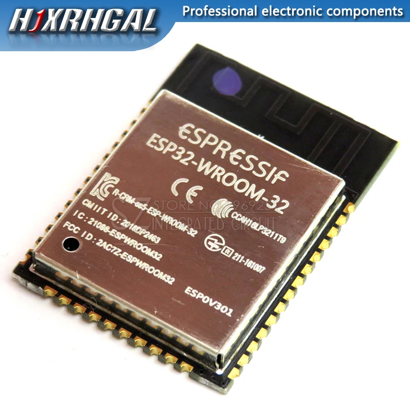 1ШТ ESP32-WROOM-32 ESP-WROOM-32 ESP-32S ESP-DowdQ6 Двухъядерный 32 Мбит SPI flash режим uart smd модуль ESP32 espressif