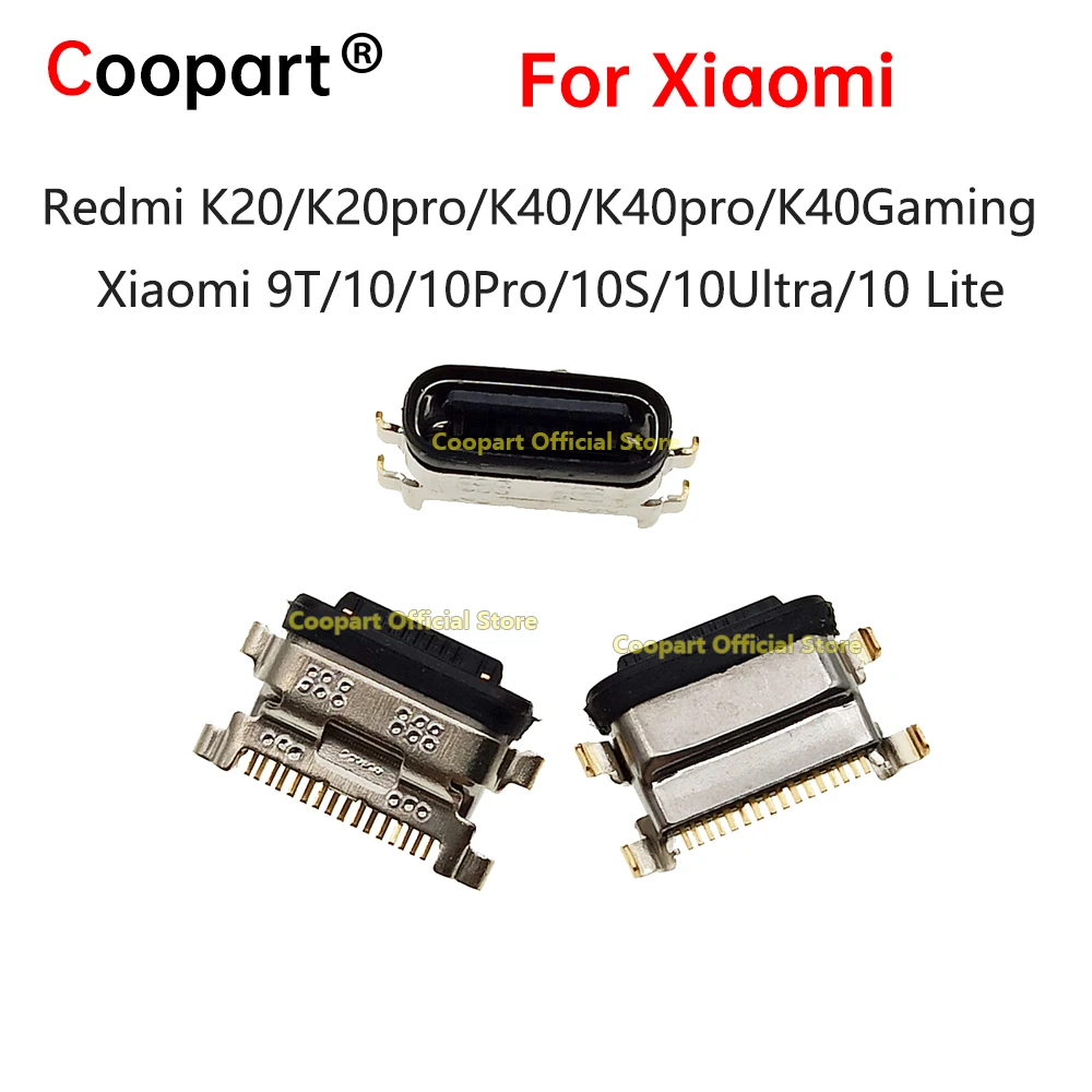 2-10 шт. Разъем док-станции с USB-портом для зарядки Xiaomi Mi 9T/10S/10/10pro/10 Lite/Redmi K20/K20Pro/K40/K40Pro/K40 Gaming
