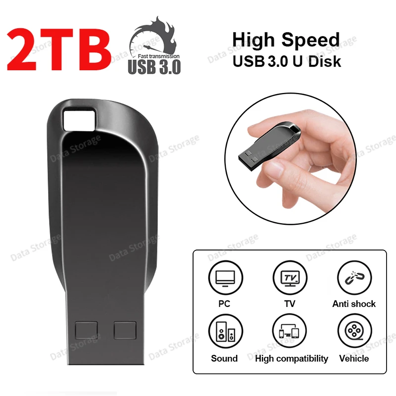 2 ТБ USB Флэш-Накопители 1 ТБ 512 гб 128 ГБ 256 ГБ Флеш-Накопитель USB 3,0 высокоскоростные Флешки Металлический Флэш-Накопитель Для Ноутбука Ноутбук ПК