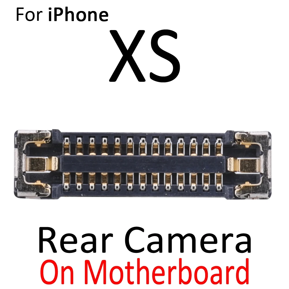 2 шт. Разъем FPC для камеры заднего вида для iPhone X XR XS Max на гибком кабеле материнской платы Изображение 3 
