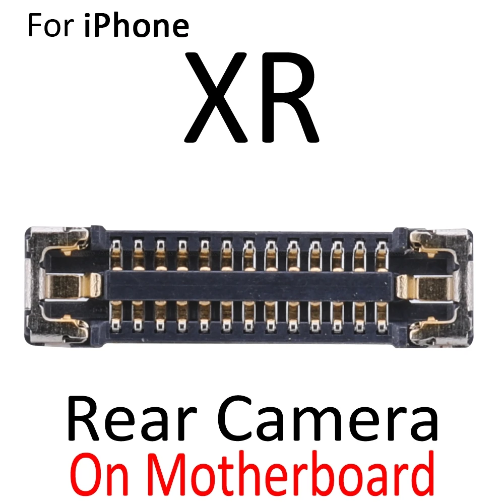 2 шт. Разъем FPC для камеры заднего вида для iPhone X XR XS Max на гибком кабеле материнской платы Изображение 5 