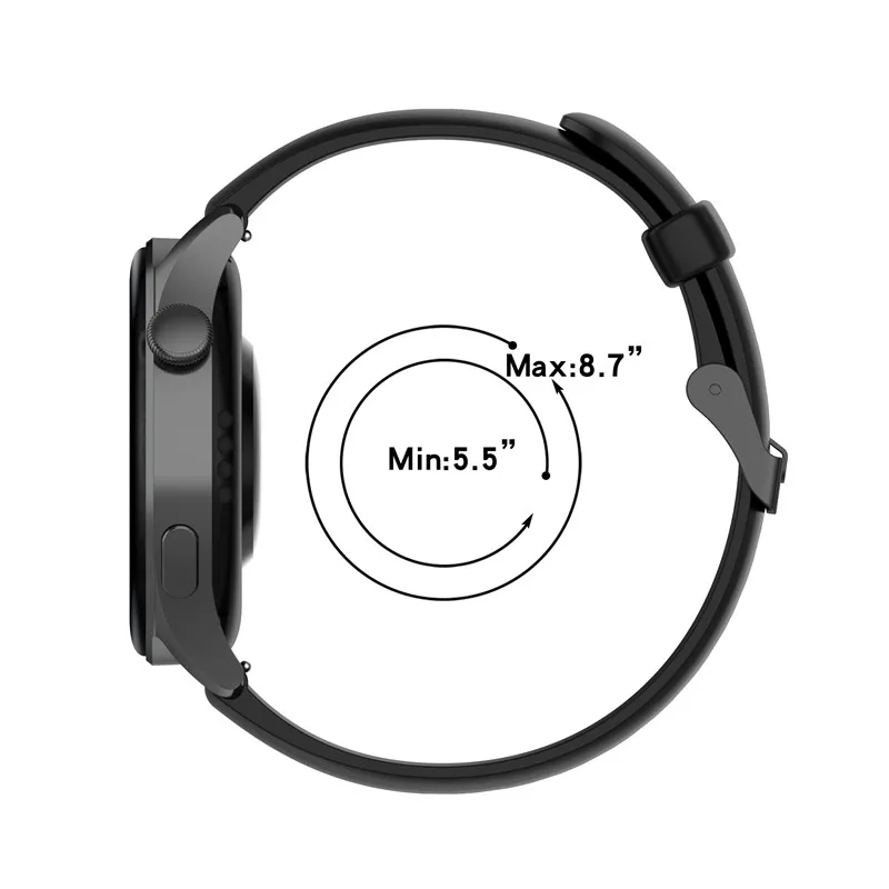 20 мм/22 мм Huawei watch GT 2 /2e/pro ремешок Для Samsung Gear S3 frontier Силиконовый браслет Galaxy watch 3/46 мм/42 мм/Active 2 band Изображение 4 
