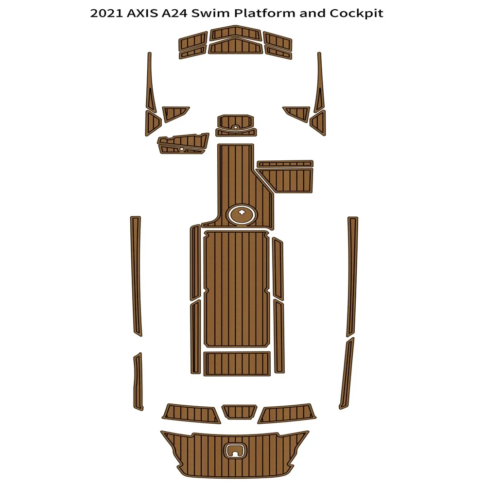 2021 AXIS A24 Плавательная платформа кокпит Коврик для лодки EVA пенопласт Палубный коврик из искусственного тика