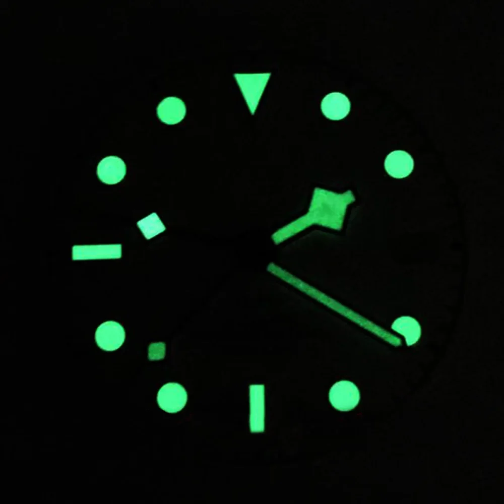 20ATM Dive Luxury NH34 GMT Сапфировое стекло Зеленый циферблат Светящиеся механические часы 39 мм Мужской стальной браслет Деловые часы для одежды Изображение 1 