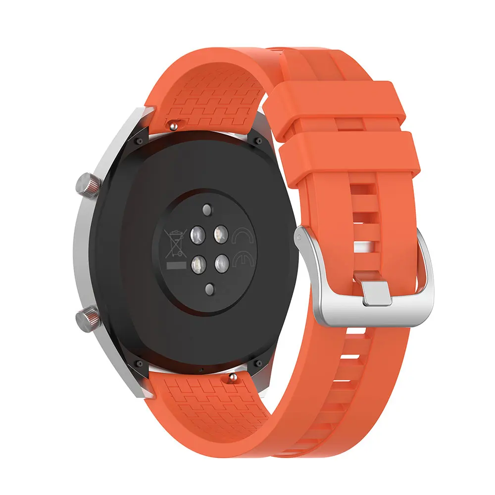 22 мм силиконовый ремешок для часов Huawei Watch GT2 46 мм Active Gear S3 Honor Magic Смарт-часы, сменный браслет, Аксессуары Изображение 2 