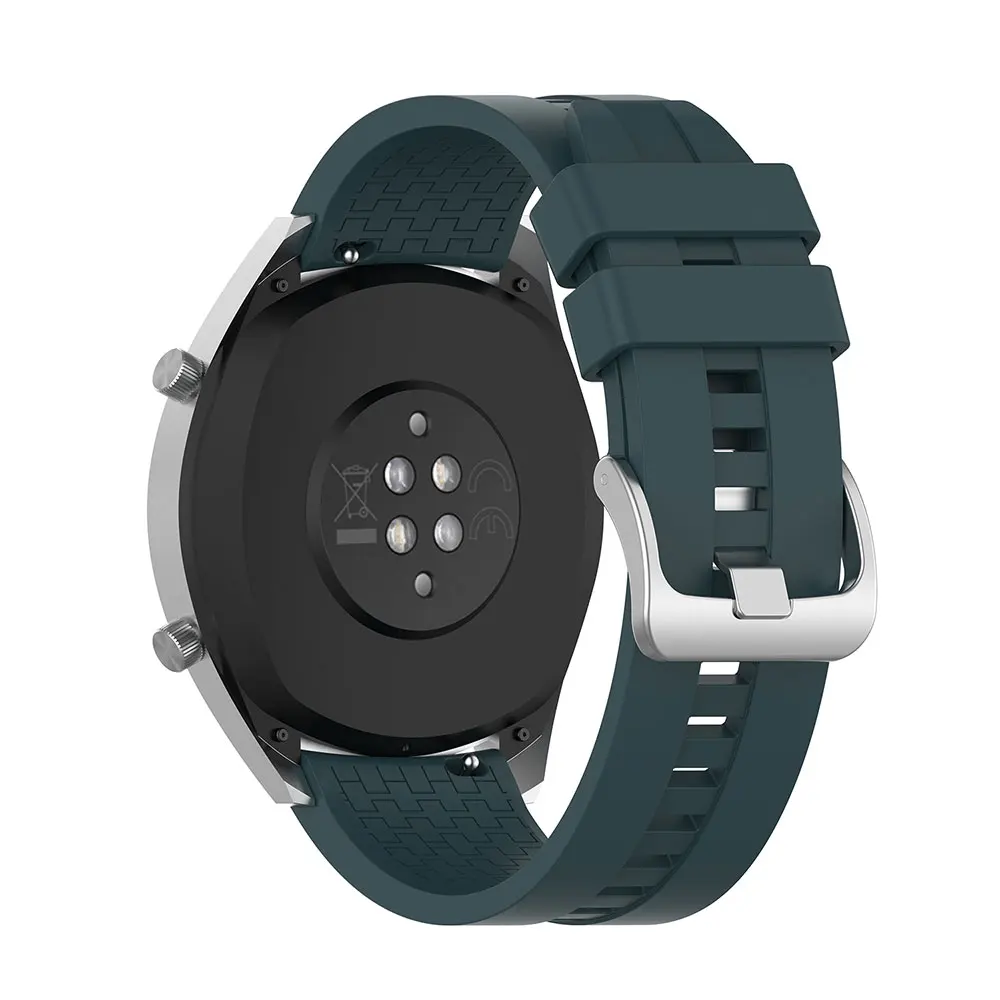 22 мм силиконовый ремешок для часов Huawei Watch GT2 46 мм Active Gear S3 Honor Magic Смарт-часы, сменный браслет, Аксессуары Изображение 3 