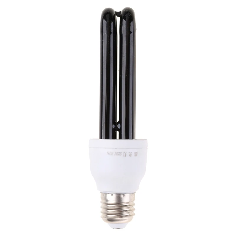 220V20W УФ-Флуоресцентная Лампа Blacklight Light E27 для Ловли Комаров и Летающих Насекомых