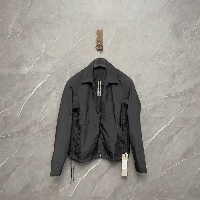 23ss Куртка Rick Мужская одежда Женское пальто Y2k Черная куртка Уличная куртка для женщин RO Owens 1: 1 Высокое качество