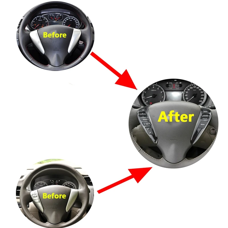 25550-3DA6A Переключатель Круиз-контроля Рулевого колеса для Nissan/TIIDA/SENTRA/Livina/SUNNY/ALMERA/ VERSA Изображение 4 
