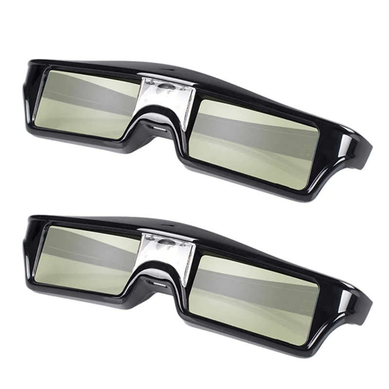 2X Перезаряжаемые 3D-Очки С Активным Затвором Для DLP-проектора Optoma Benq Acer Sony ALL