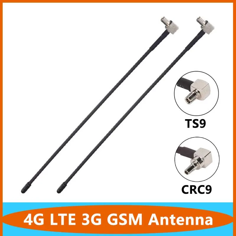 2шт Гибкая Антенна Маршрутизатора 4G LTE 3G GSM Omni Soft Whip Всенаправленная WiFi Беспроводная Антенна С Высоким Коэффициентом Усиления 5dbi С TS9 CRC9