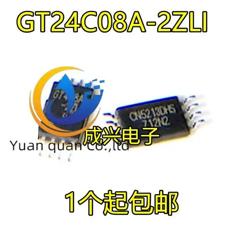 30шт оригинальный новый GT24C08A-2ZLI GT408A TSSOP8 микросхема TSSOP8 IC