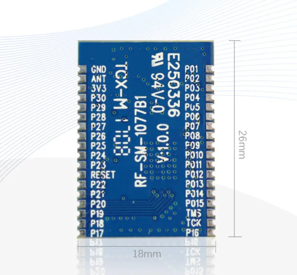 433 МГц 868 МГЦ 915 МГц модуль радиочастотного приемопередатчика беспроводной CC1310 Sub1G IPEX