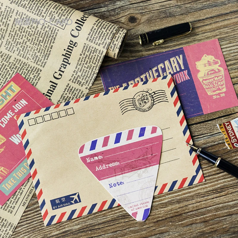 5 упаковок Винтажный рекламный дизайн открытки многофункциональная Открытка приглашение на вечеринку DIY Украшение открытка с сообщением postcardChristmas
