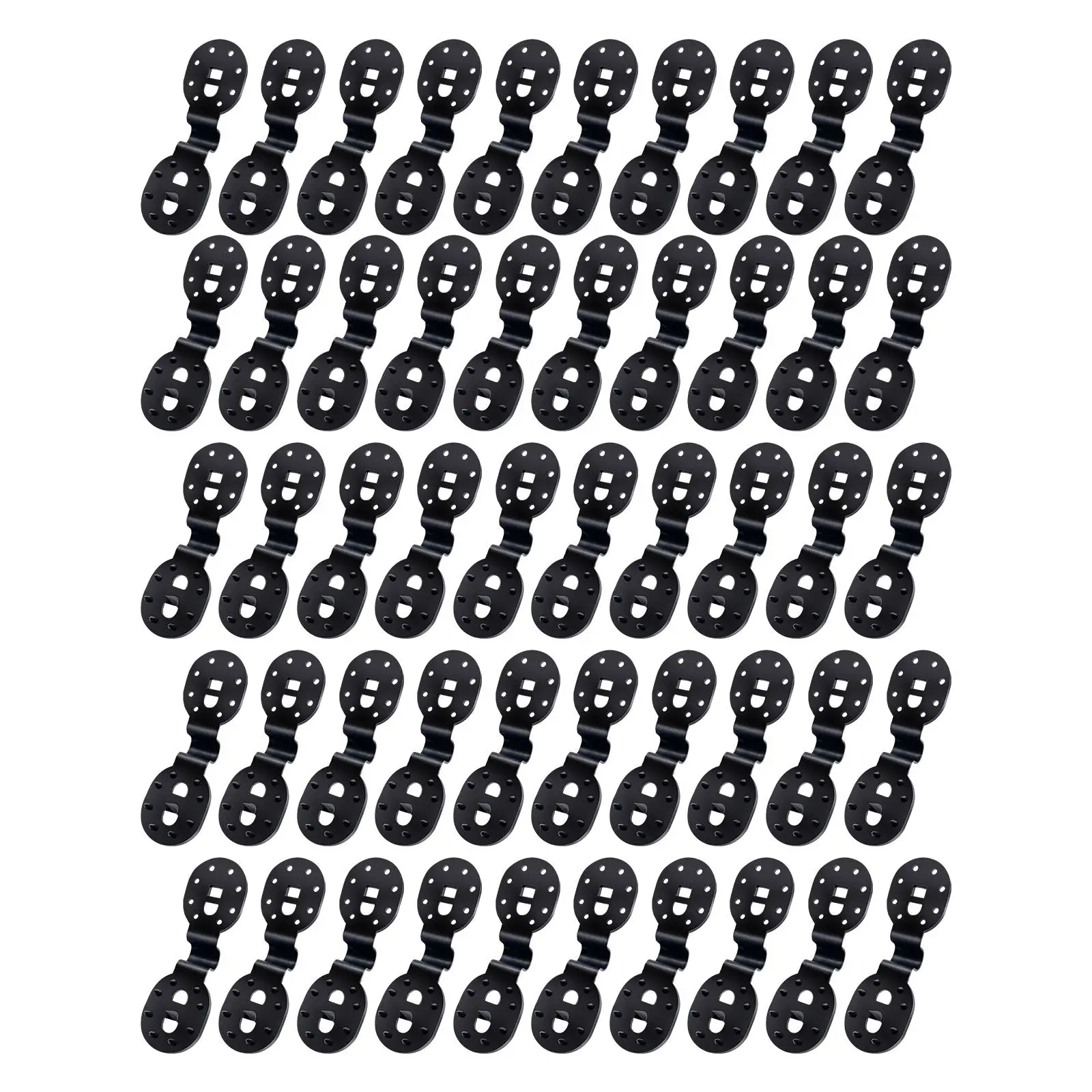 50x Зажимы Для Ткани Для Затенения Инструменты Для Затенения Наружных Многоразовых Аксессуаров Для Ткани Для Затенения Сверхмощные Зажимы Для Сетки Для Затенения Фиксированные Зажимы Изображение 4 