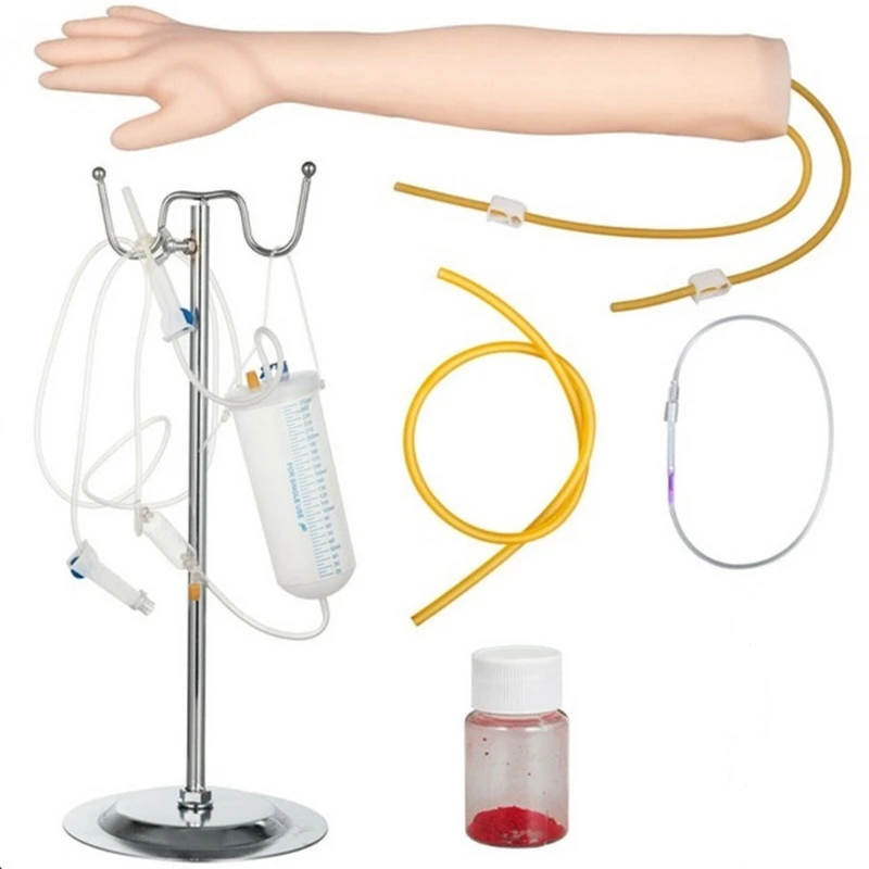 53-кубовая тренировочная рука для венепункции, демонстрация многоцелевой практики внутривенного введения и образовательное использование