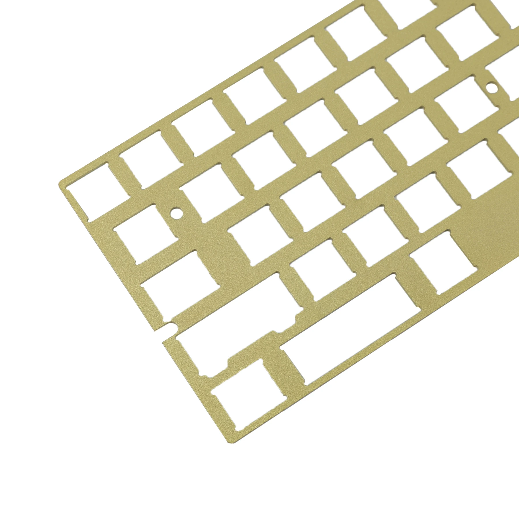 60% 61 ANSI ISO Макет Универсальные Стабилизаторы Печатной Платы Пескоструйная Обработка Латунная Пластина Для GK61 GH60 DZ60 60 Механическая Клавиатура DIY Изображение 1 