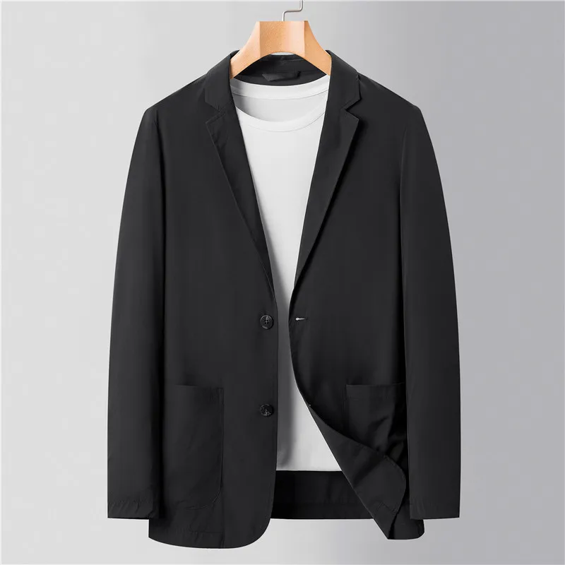 6962-Мужской деловой повседневный пиджак в полоску с цветущей трикотажной резинкой, маленький wi-fi-униформа Изображение 0 