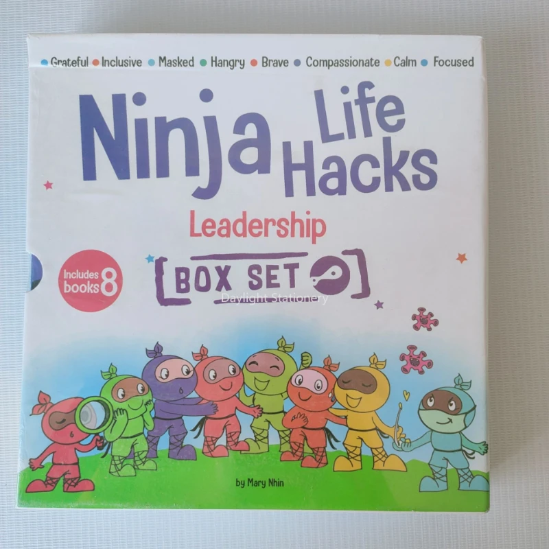 8 Книг/ набор Ninja Life Hacks, серия детских книг по социально-эмоциональному обучению, помогающих детям приобрести ценные жизненные навыки