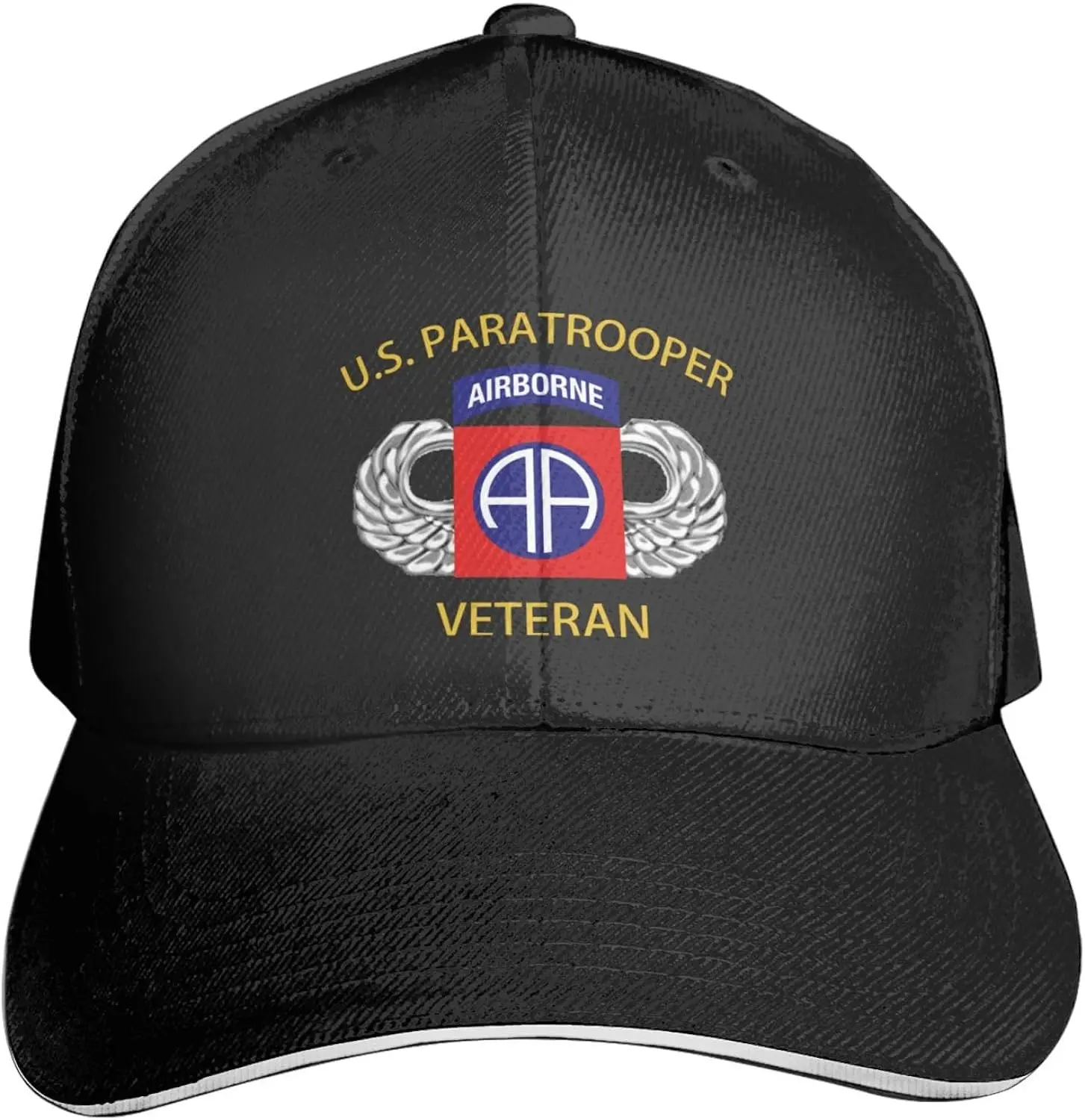 82-я воздушно-десантная дивизия США, ветеран армии десантников, бейсбольная кепка премиум-класса с регулируемой яркостью для мужчин и женщин - Спорт на открытом воздухе