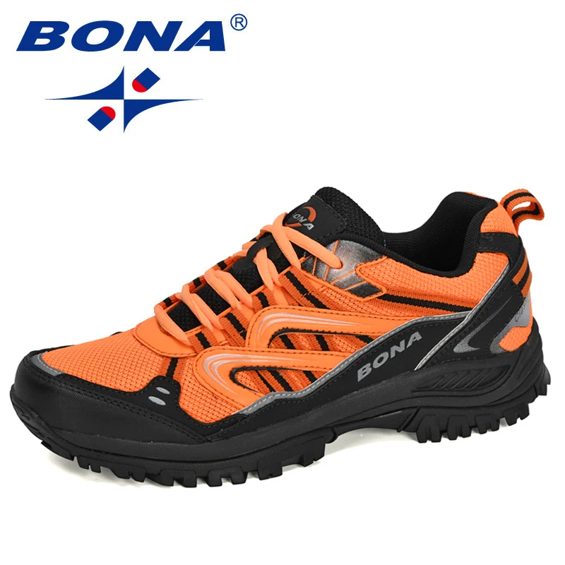 BONA Новые дизайнерские популярные кроссовки, походная обувь, мужская уличная походная обувь, мужская туристическая обувь для кемпинга, спортивная обувь для охоты, модные