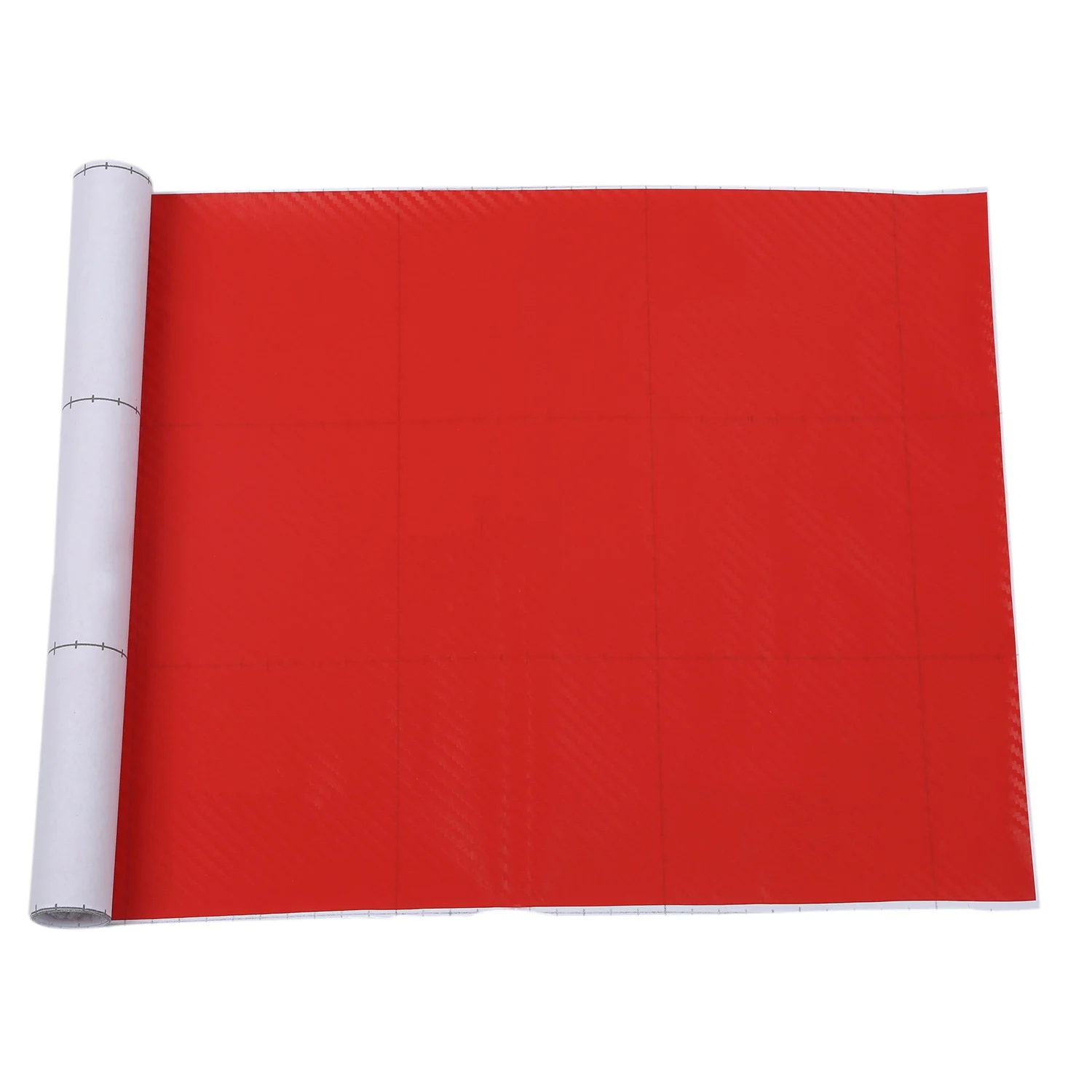 DIY 30x127 3D наклейка из углеродного волокна Виниловая пленка Оберточная бумага рулон Клейкая автомобильная наклейка Лист красный