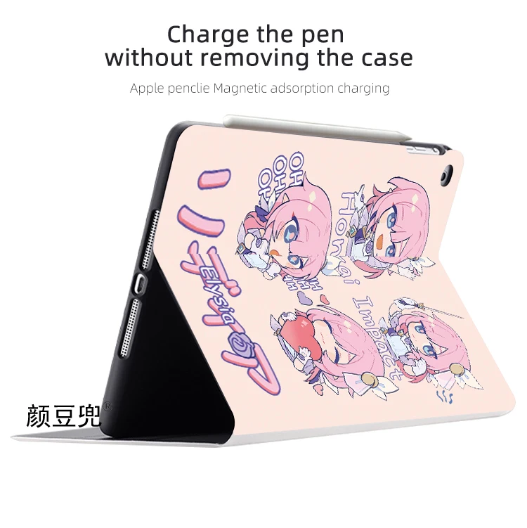 Elysia Anime Honkai Impact Case Для iPad 10.2 9th 10th Mini 6 5 Чехол Роскошный Силиконовый Для iPad Air 4 5 iPad Pro 11 12.9 Case 2020 Изображение 3 
