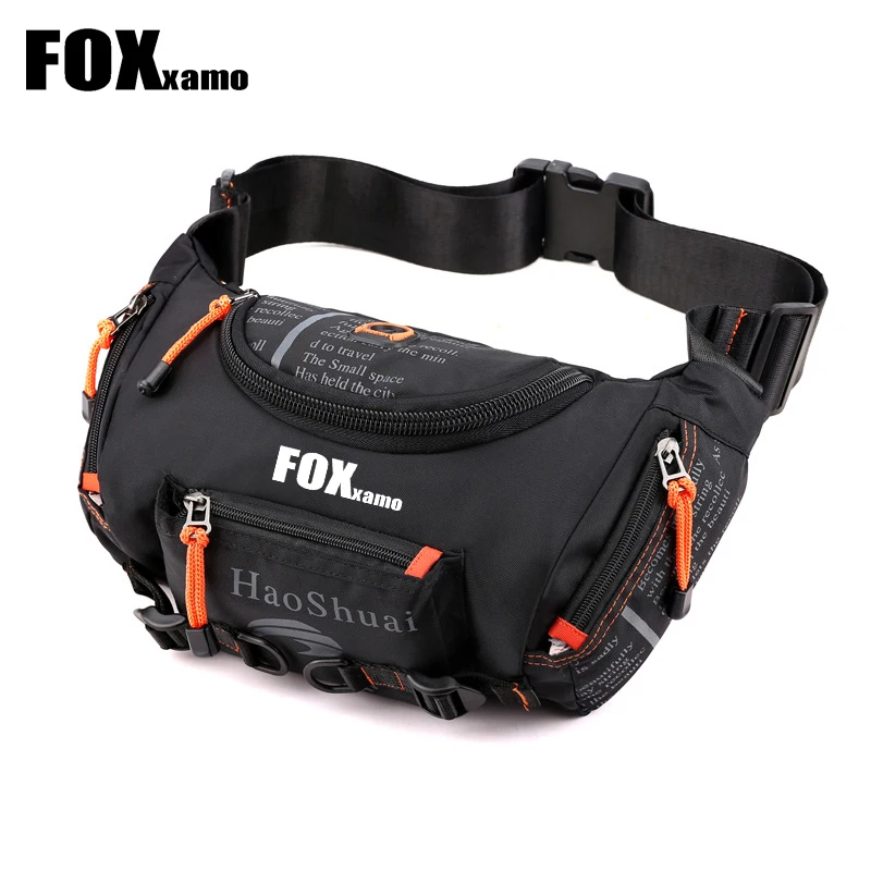 Foxxamo, новая поясная сумка для велоспорта, спортивная мужская сумка-мессенджер, водонепроницаемая нагрудная сумка для верховой езды, Альпинистская сумка большой емкости