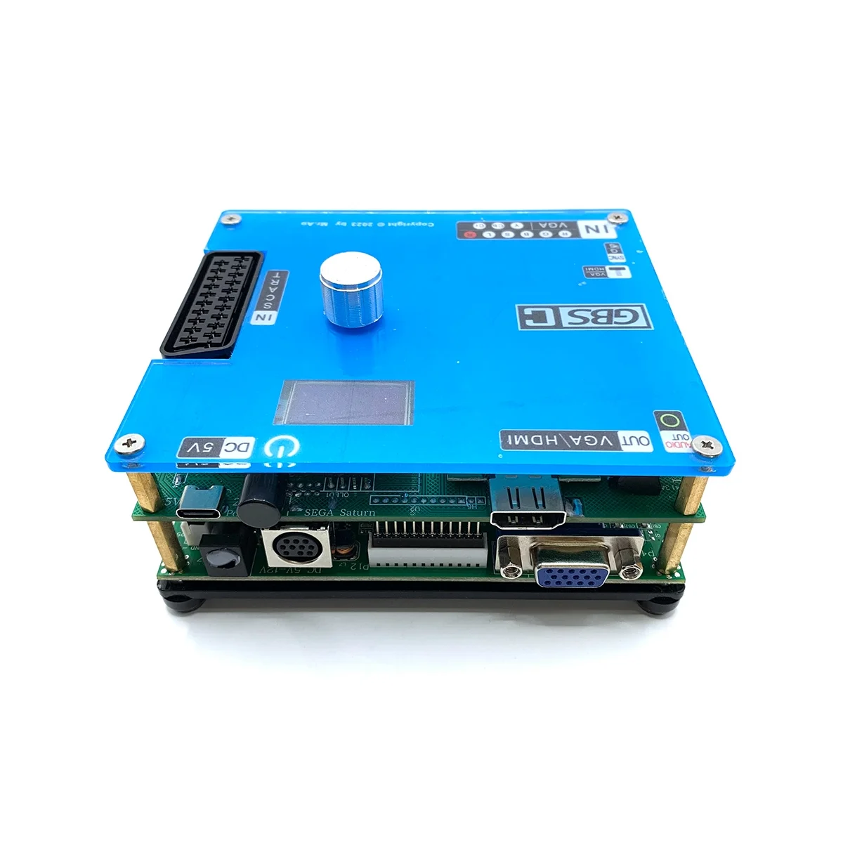 GBSC Конвертер GBS Control Game Video Transcoder GBSC RGBS VGA Scart Ypbpr-Преобразователи сигнала в VGA HD Изображение 1 