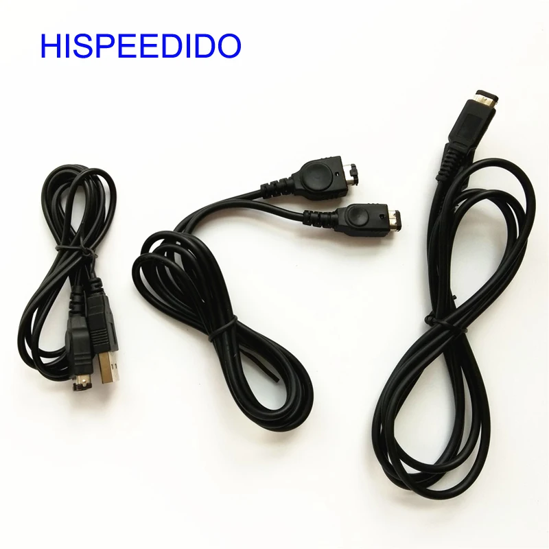 HISPEEDIDO Горячее предложение usb кабель для зарядного устройства + кабель для подключения плеера Для консоли Nintendo Gameboy Advance GBA Color GBC GBA SP Изображение 1 