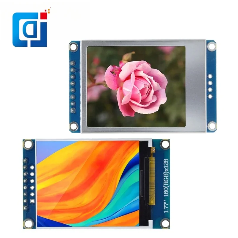 JCD 1,77 дюймовый TFT ЖК-Экран 128*160 1,77 TFTSPI TFT Цветной Экран Модуль Последовательного Порта Модуль Для Arduino UNO R3 Изображение 3 