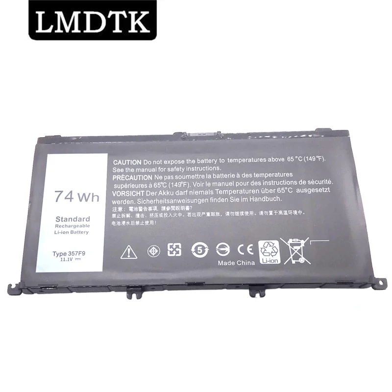 LMDTK Подлинный Новый Аккумулятор для Ноутбука 357F9 11,1V 74WH для Dell Inspiron 15-7000 7559 7557 7566 7567 5576 INS15PD-1548B 1748B 1848B