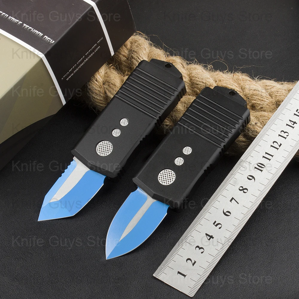 Micro OTF Tech Knife EX StormTrooper 440C Сталь С Синим Лезвием, Авиационная Алюминиевая Ручка, Мини-Размер, Карманный Нож Для Самообороны на открытом воздухе Изображение 1 