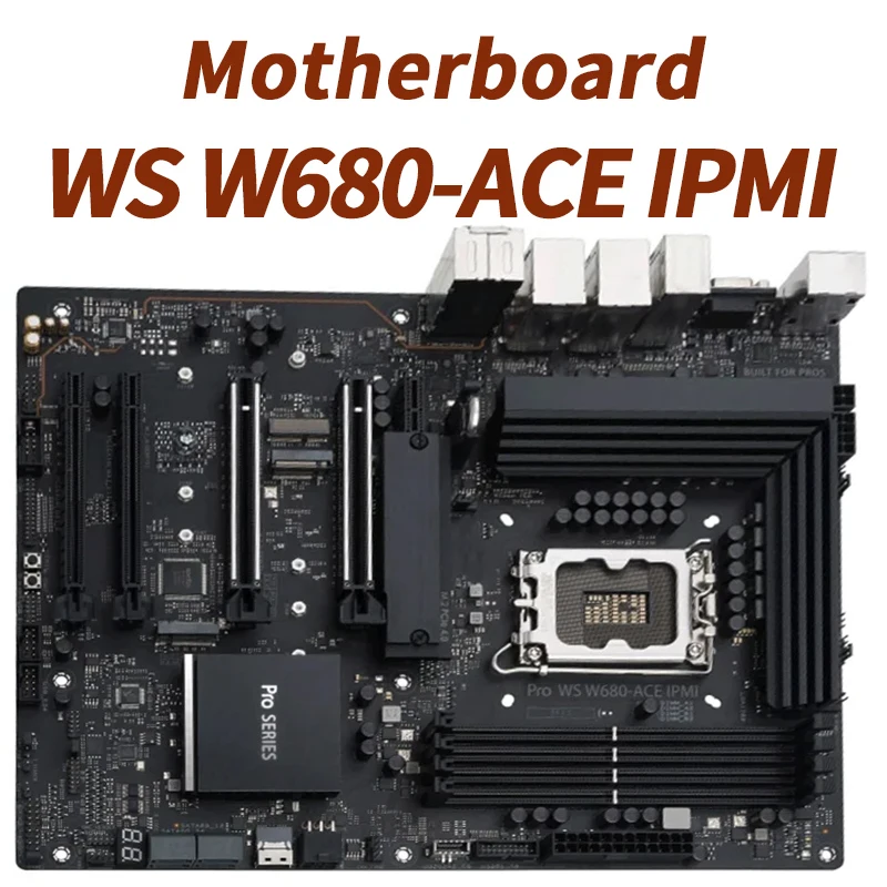 Pro WS W680-ACE IPMI, материнская плата для рабочей станции ATX, процессоры Core 1700,12-го / 13-го поколения
