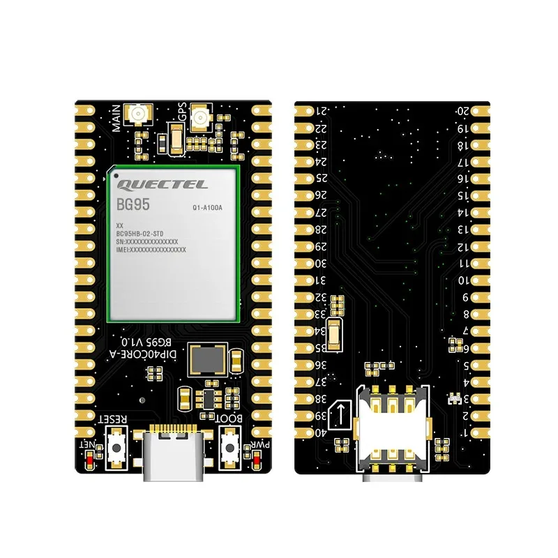 QUECTEL BG95-M3 40PIN OUT PCBA Мини-Плата Разработки С GNSS-Приемником LPWA GSM NBIOT CATM Модуль Со Слотом Для SIM-карты Изображение 4 