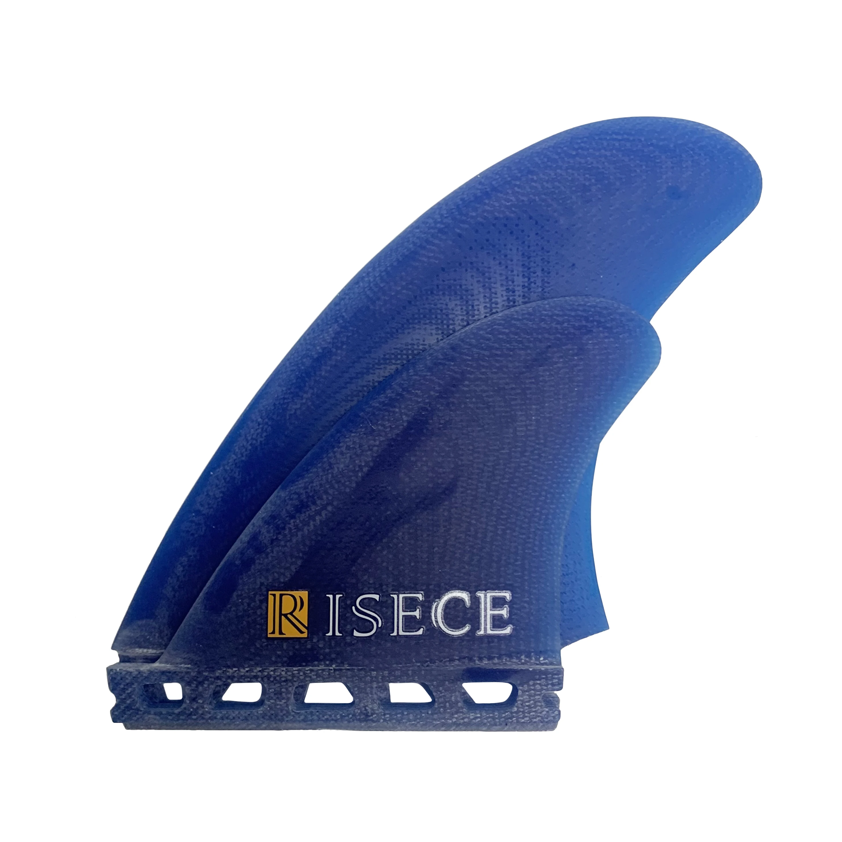 RISECE FCS 2 Четырехлопастные Плавники для доски для серфинга из Стекловолокна GFK Fiberglass Quad Surfboard Fin Single Tab Синие Плавники Из Стекловолокна 4 Штуки Quad Set Изображение 2 