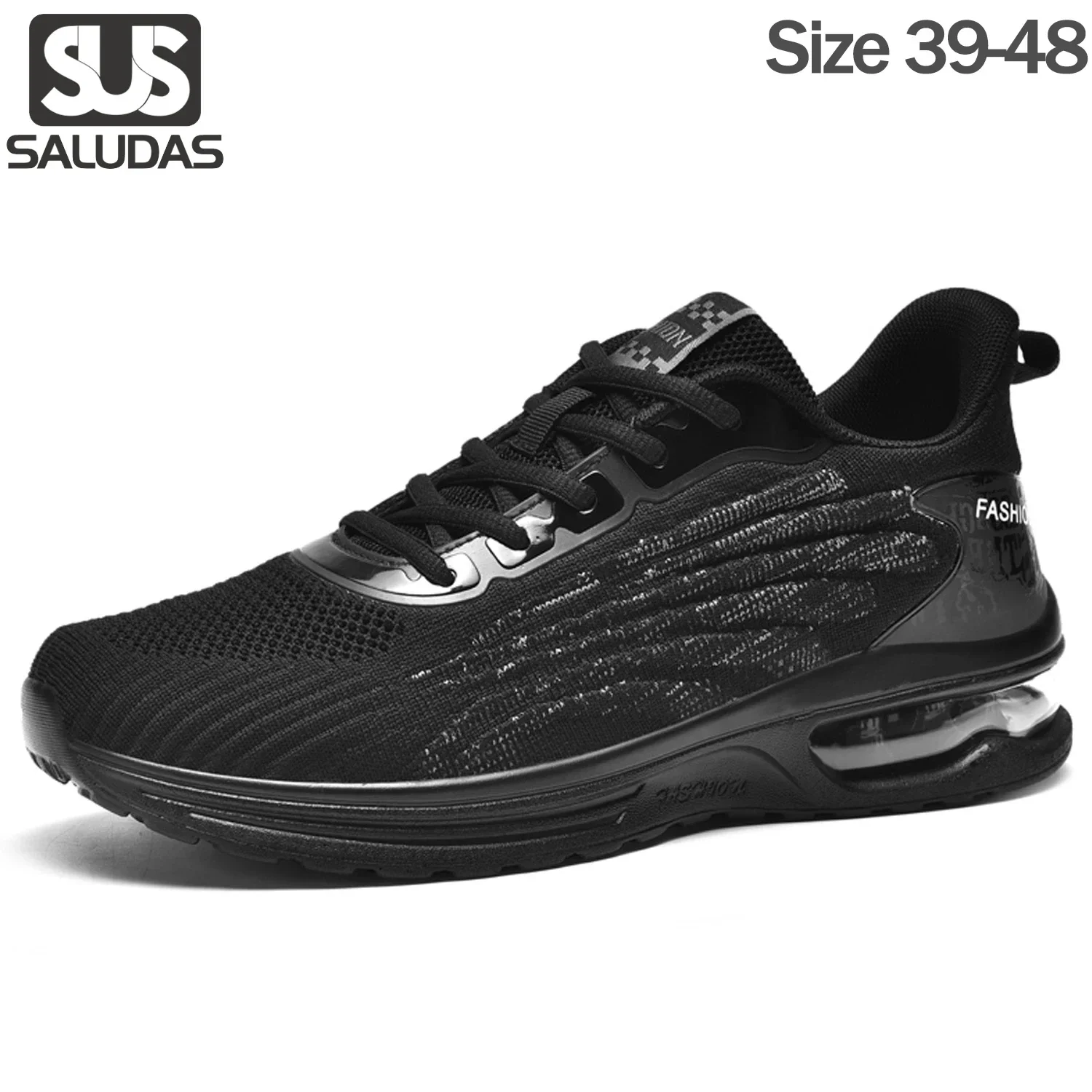 SALUDAS Мужские кроссовки для бега, легкие удобные теннисные туфли, повседневная обувь, уличные дышащие мужские кроссовки с воздушной амортизацией, кроссовки