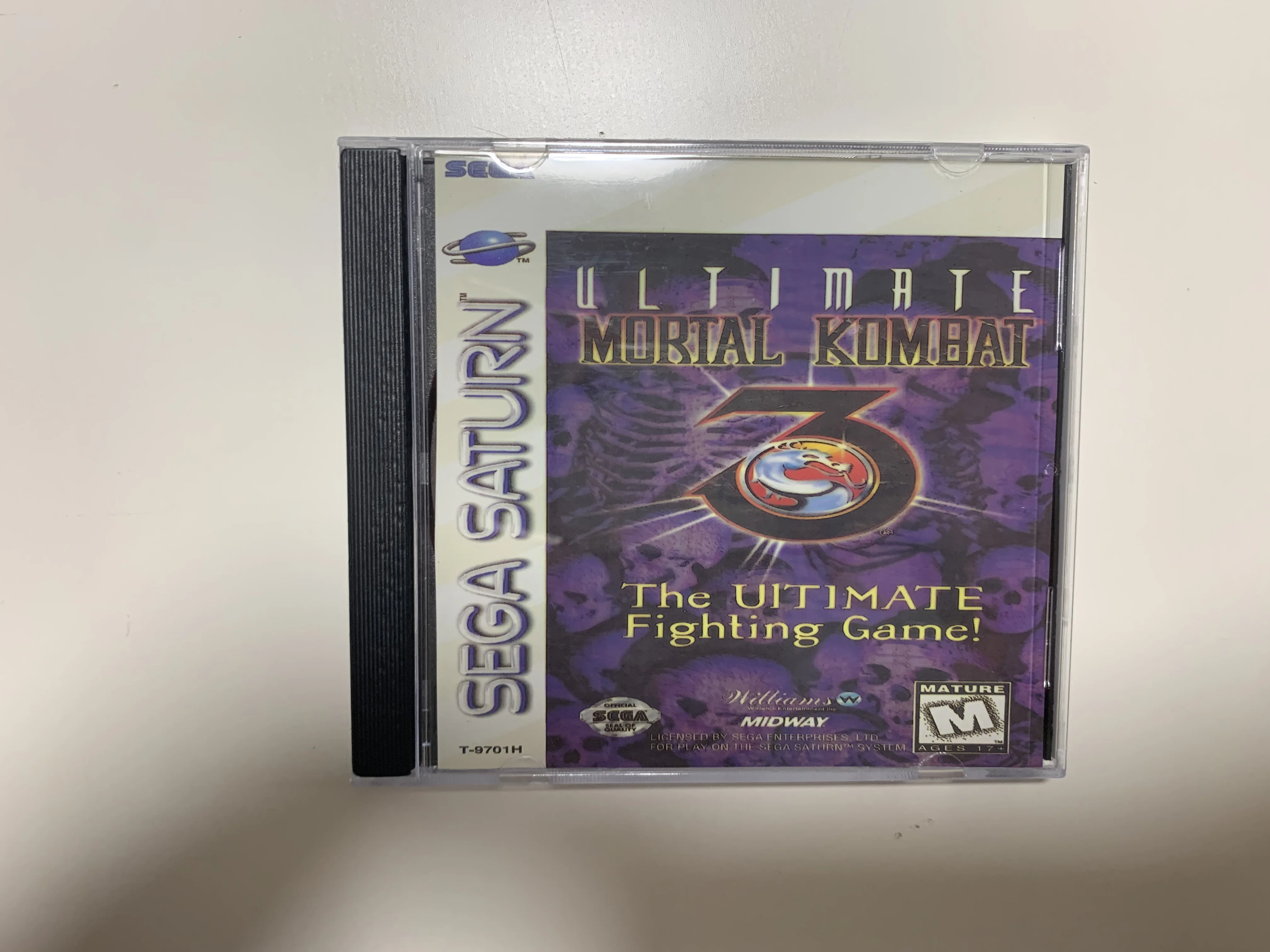 Saturn Копия диска с игрой Ultimate Mortal Kombat 3 Разблокировка игровой консоли SS Оптический привод Ретро-видео Игра для прямого чтения