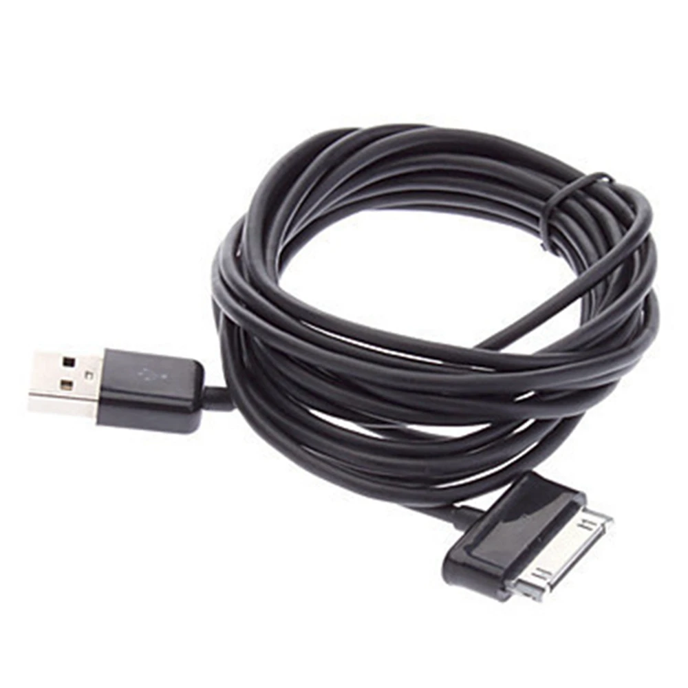 USB Кабель для Передачи данных Кабель Зарядного Устройства для samsung galaxy tab 2 3 Планшета 1 м/2 м 10,1 P3100/p3110/P5100/P5110/N8000/P1000